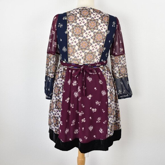 Maeve Quartier Latin Dress Bohemian Patchwork - XL - Picture 6 of 9
